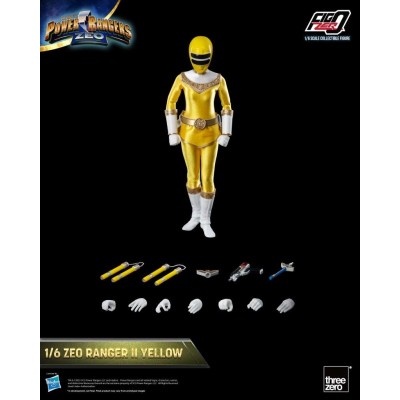POWER RANGERS ZEO RANGER II YELLOW 30CM ACTION FIGURE THREEZERO