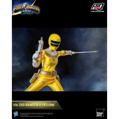 POWER RANGERS ZEO RANGER II YELLOW 30CM ACTION FIGURE THREEZERO