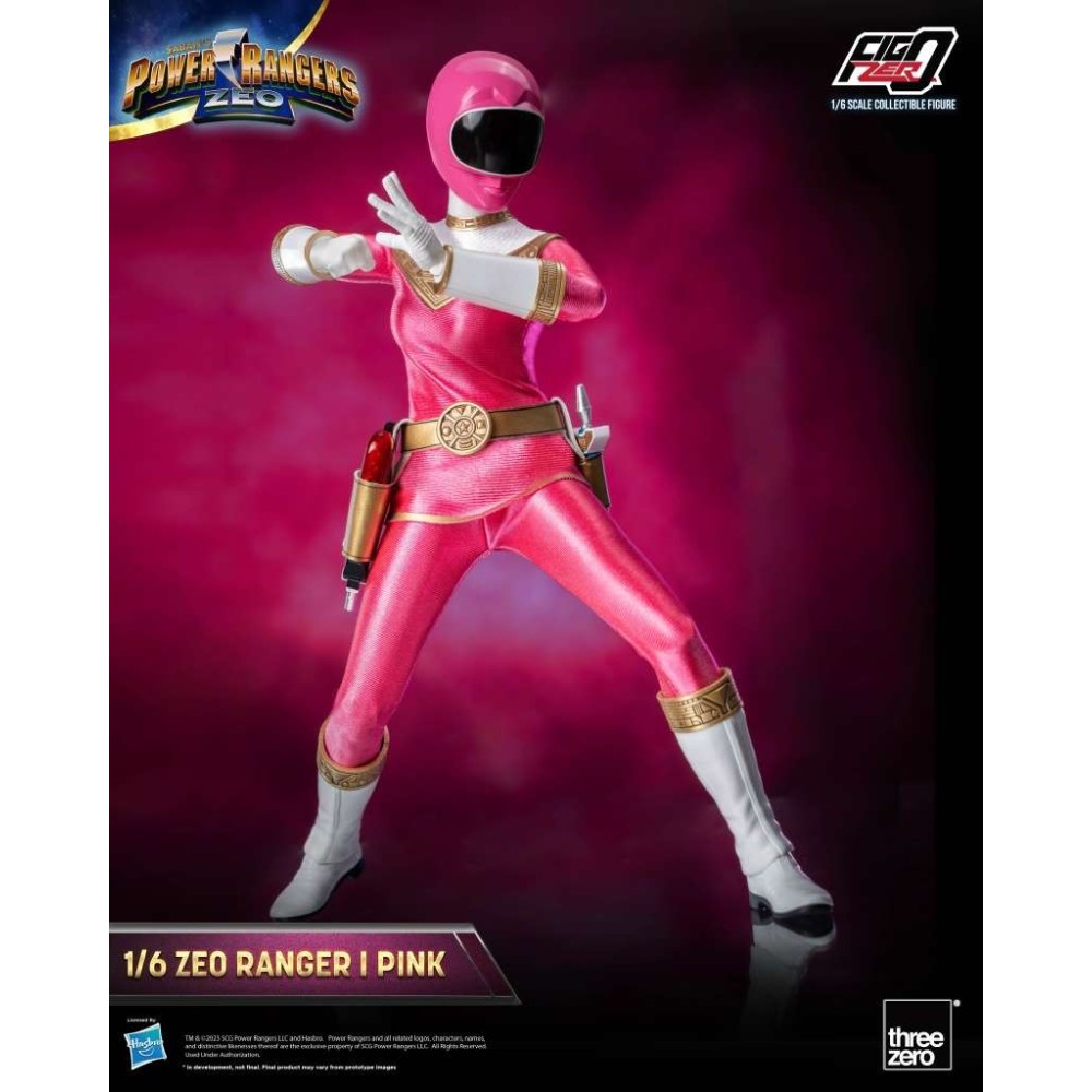 THREEZERO POWER RANGERS ZEO RANGER I PINK 30CM ACTION FIGURE