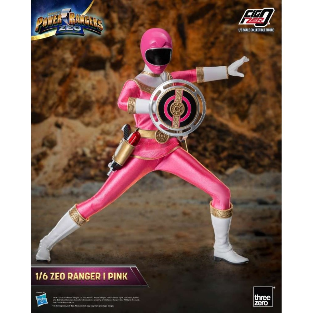 THREEZERO POWER RANGERS ZEO RANGER I PINK 30CM ACTION FIGURE