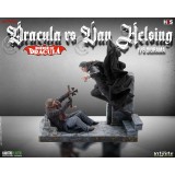 INFINITE STATUE HORROR OF DRACULA - DRACULA VS VAN HELSING STATUE FIGURE