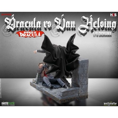 HORROR OF DRACULA - DRACULA VS VAN HELSING STATUA FIGURE INFINITE STATUE