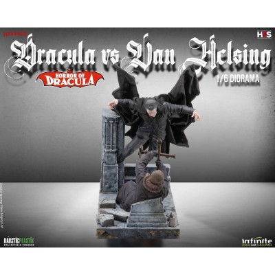INFINITE STATUE HORROR OF DRACULA - DRACULA VS VAN HELSING STATUE FIGURE