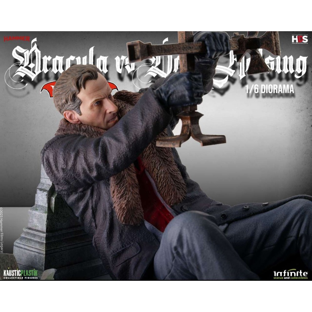 HORROR OF DRACULA - DRACULA VS VAN HELSING STATUA FIGURE INFINITE STATUE