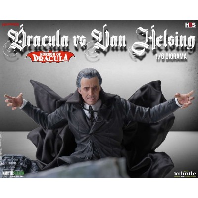 HORROR OF DRACULA - DRACULA VS VAN HELSING STATUA FIGURE INFINITE STATUE