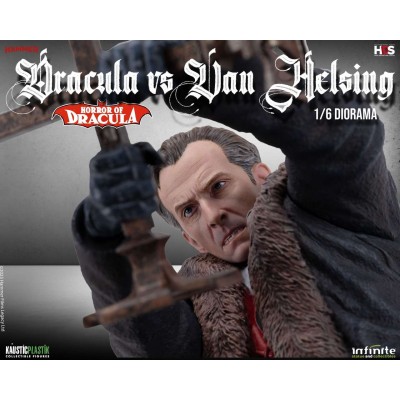HORROR OF DRACULA - DRACULA VS VAN HELSING STATUA FIGURE INFINITE STATUE