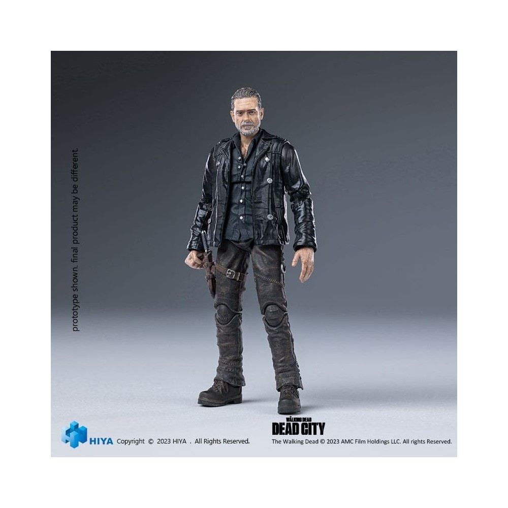 HIYA TOYS THE WALKING DEAD EXQUISITE NEGAN DEAD CITY ACTION FIGURE