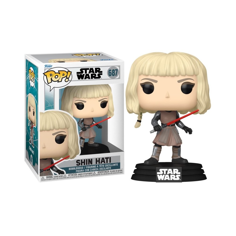 FUNKO POP! STAR WARS AHSOKA - SHIN HATI BOBBLE HEAD KNOCKER FIGURE FUNKO