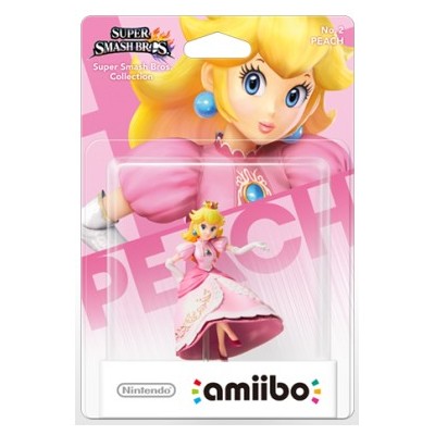 NINTENDO SUPER SMASH BROS COLLECTION AMIIBO N.2 PEACH