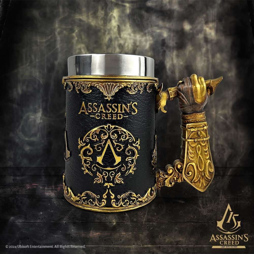 NEMESIS NOW ASSASSIN'S CREED THROUGH THE AGES RESIN TANKARD