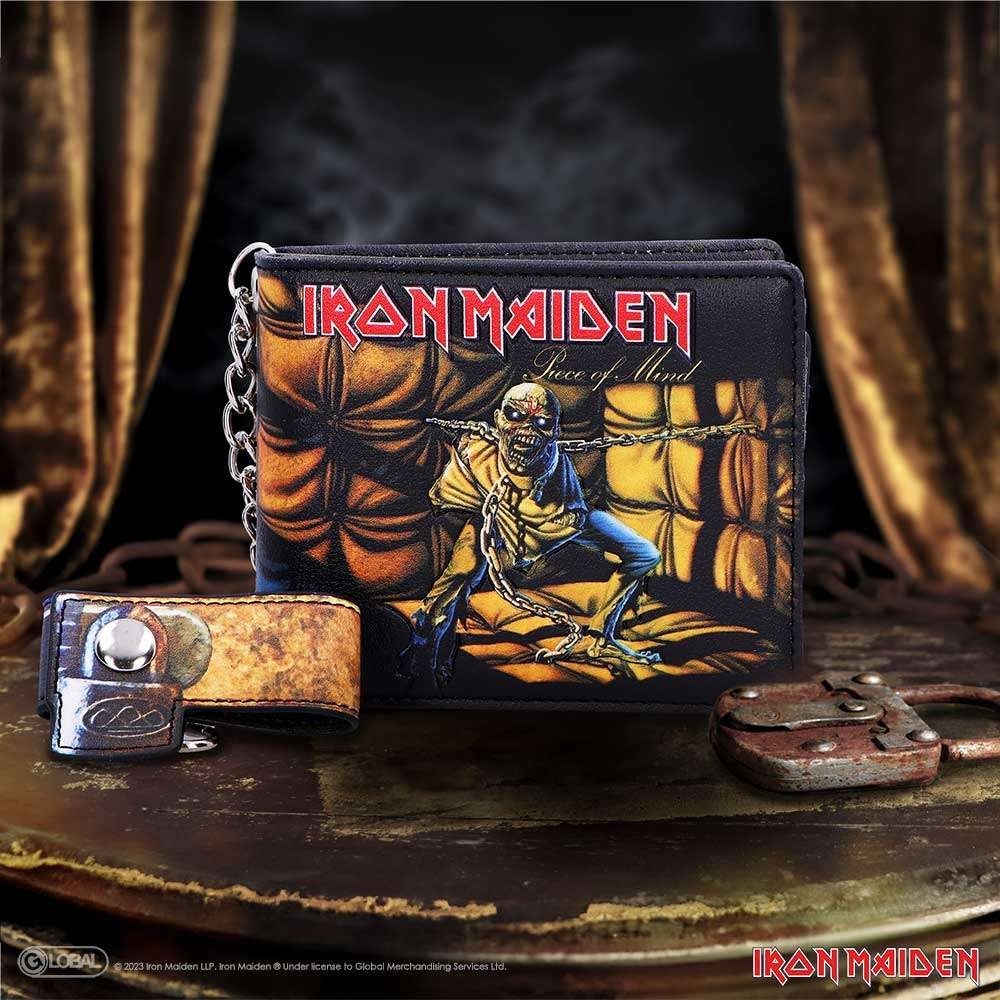 IRON MAIDEN PIECE OF MIND WALLET PORTAFOGLIO NEMESIS NOW
