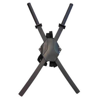 DEADPOOL DOPPIA KATANA CON SHOULDER HOLSTER REPLICA 103CM