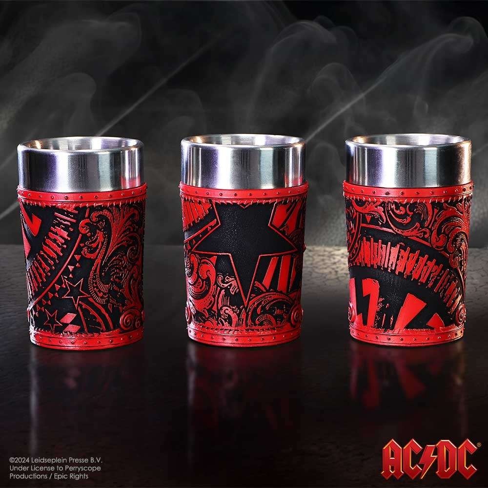 AC/DC SHOT GLASS SET NEMESIS NOW