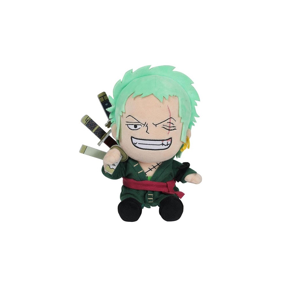 ONE PIECE RORONOA ZORO 25CM PELUCHE FIGURE SAKAMI MERCHANDISE