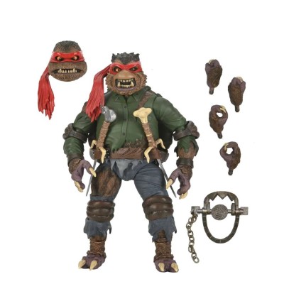 UNIVERSAL MONSTERS X TMNT TEENAGE MUTANT NINJA TURTLES RAFFAELLO AS WOLFMAN ACTION FIGURE NECA