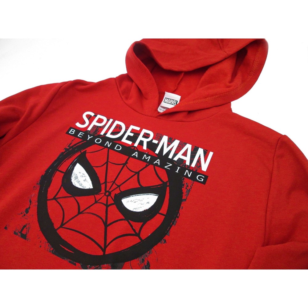 FELPA HOODIE MARVEL SPIDER-MAN BEYOND AMAZING ROSSA
