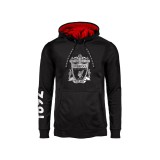 HOODIE OFFICIAL LIVERPOOL FC LOGO BLACK