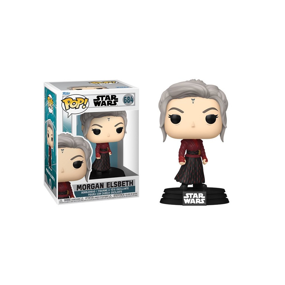 FUNKO FUNKO POP! STAR WARS AHSOKA - MORGAN ELSBETH BOBBLE HEAD KNOCKER FIGURE
