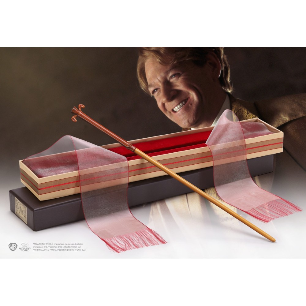 HARRY POTTER GILDEROY ALLOCK WAND BACCHETTA REPLICA NOBLE COLLECTIONS