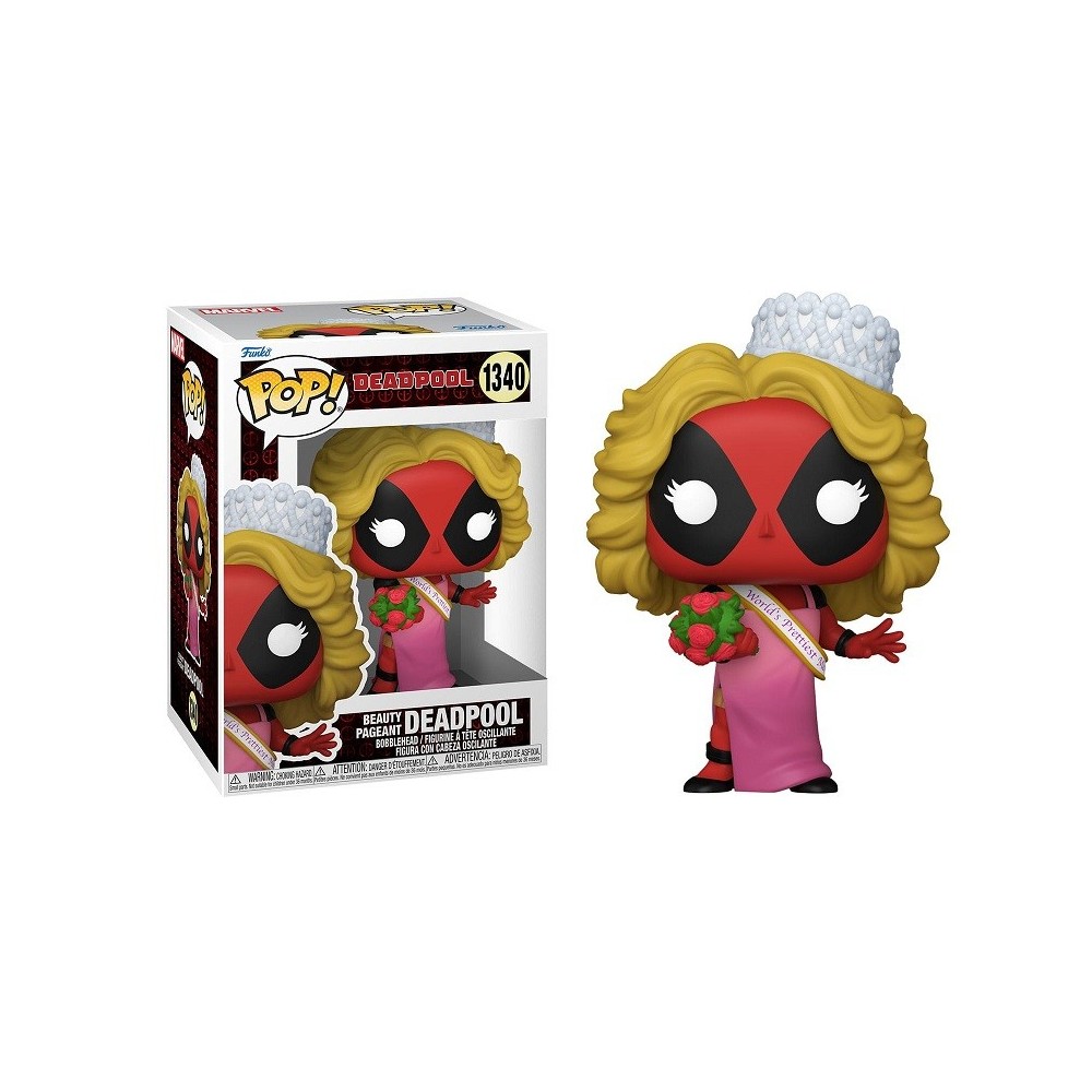 FUNKO FUNKO POP! BEAUTY PAGEANT DEADPOOL BOBBLE HEAD FIGURE