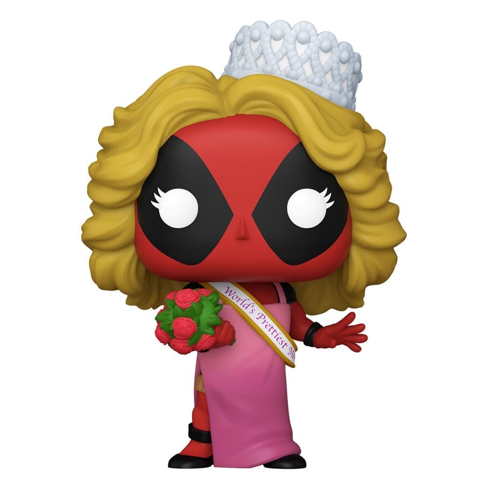 FUNKO FUNKO POP! BEAUTY PAGEANT DEADPOOL BOBBLE HEAD FIGURE