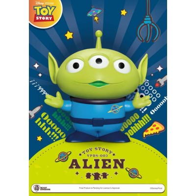 BEAST KINGDOM TOY STORY ALIEN PIGGY BANK REX STATUE FIGURE