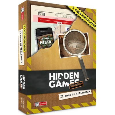 HIDDEN GAMES IL CASO DI VILLASETIA - GIOCO DA TAVOLO ITALIANO MS EDIZIONI