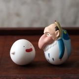 STUDIO GHIBLI THE BOY AND THE HERON - HERON AND WARAWARA 2-PACK ROLYPOLY MINI FIGURES