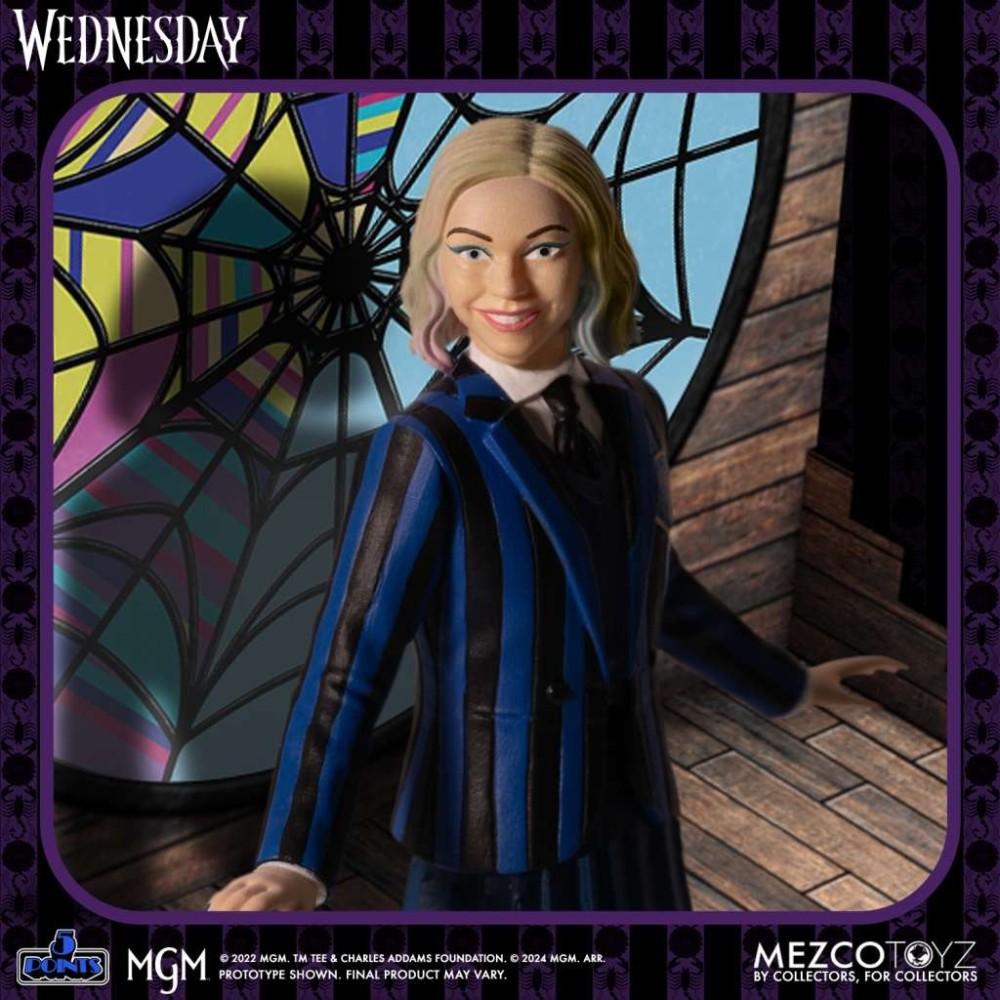 MEZCO TOYS WEDNESDAY AND ENID BOX SET 5 POINTS ACTION FIGURE