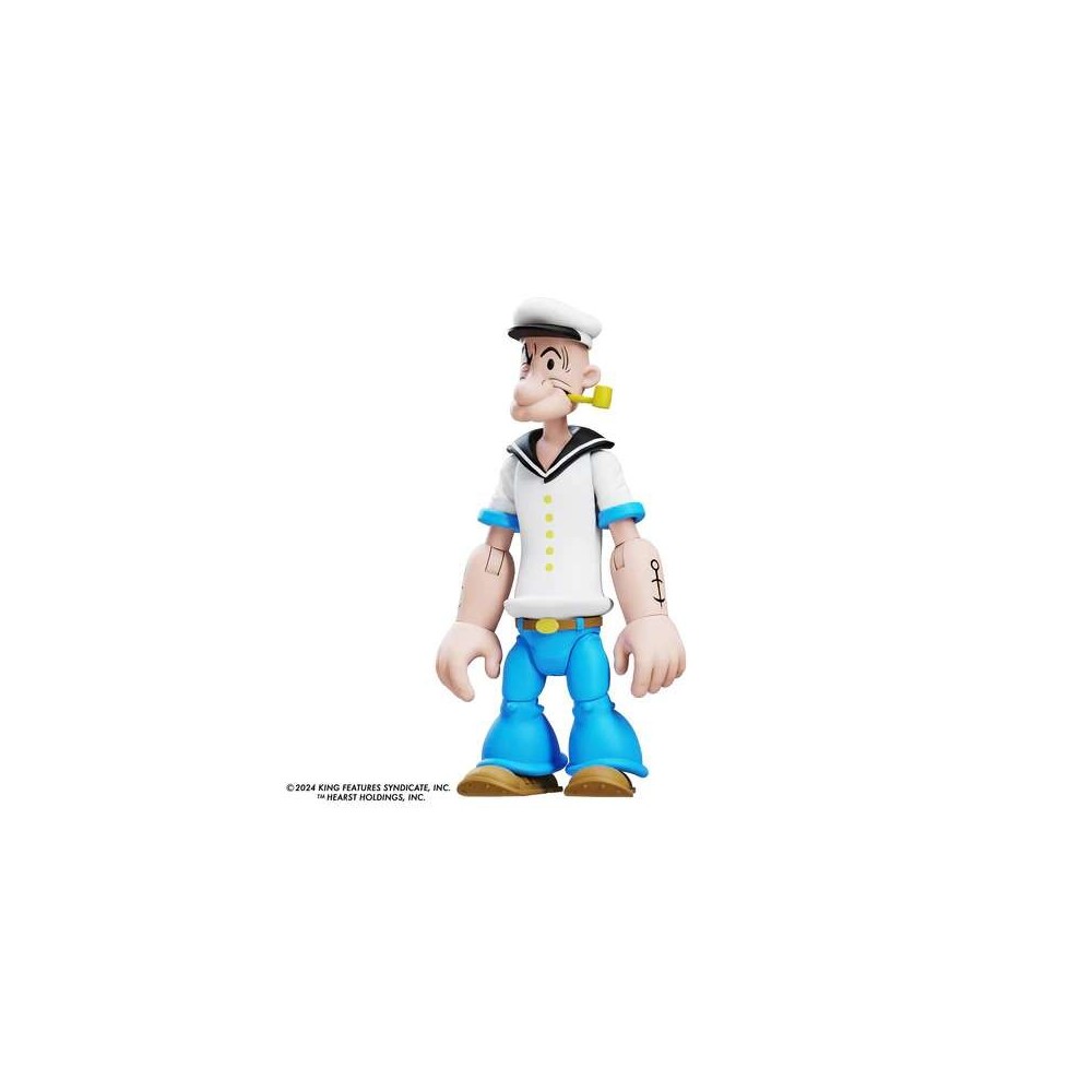 POPEYE CLASSICS WAVE 3 POPEYE WHITE SHIRT ACTION FIGURE BOSS FIGHT STUDIO