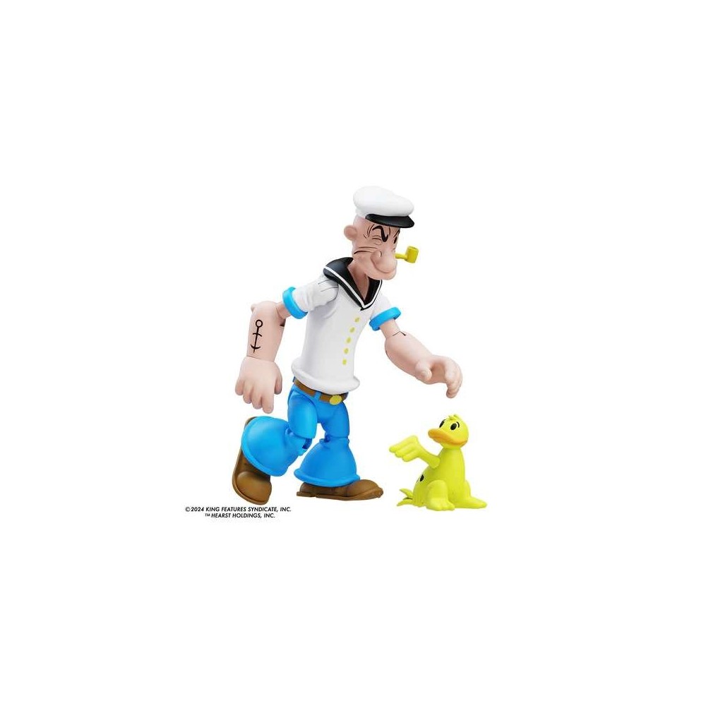 POPEYE CLASSICS WAVE 3 POPEYE WHITE SHIRT ACTION FIGURE BOSS FIGHT STUDIO