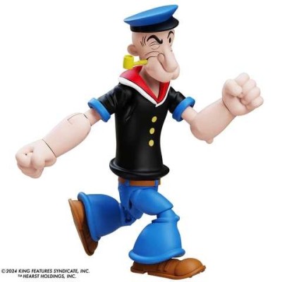 POPEYE CLASSICS WAVE 3 POPEYE BLACK SHIRT ACTION FIGURE BOSS FIGHT STUDIO