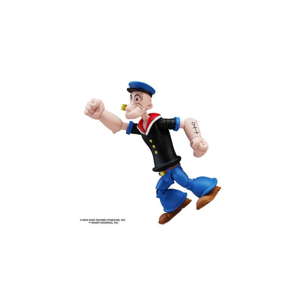 POPEYE CLASSICS WAVE 3 POPEYE BLACK SHIRT ACTION FIGURE BOSS FIGHT STUDIO