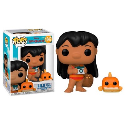 FUNKO FUNKO POP! LILO AND STITCH LILO WITH PUDGE BOBBLE HEAD FIGURE