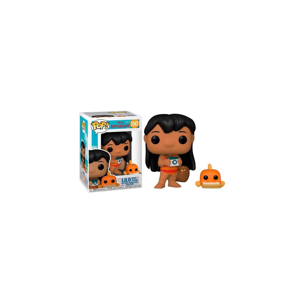 FUNKO FUNKO POP! LILO AND STITCH LILO WITH PUDGE BOBBLE HEAD FIGURE