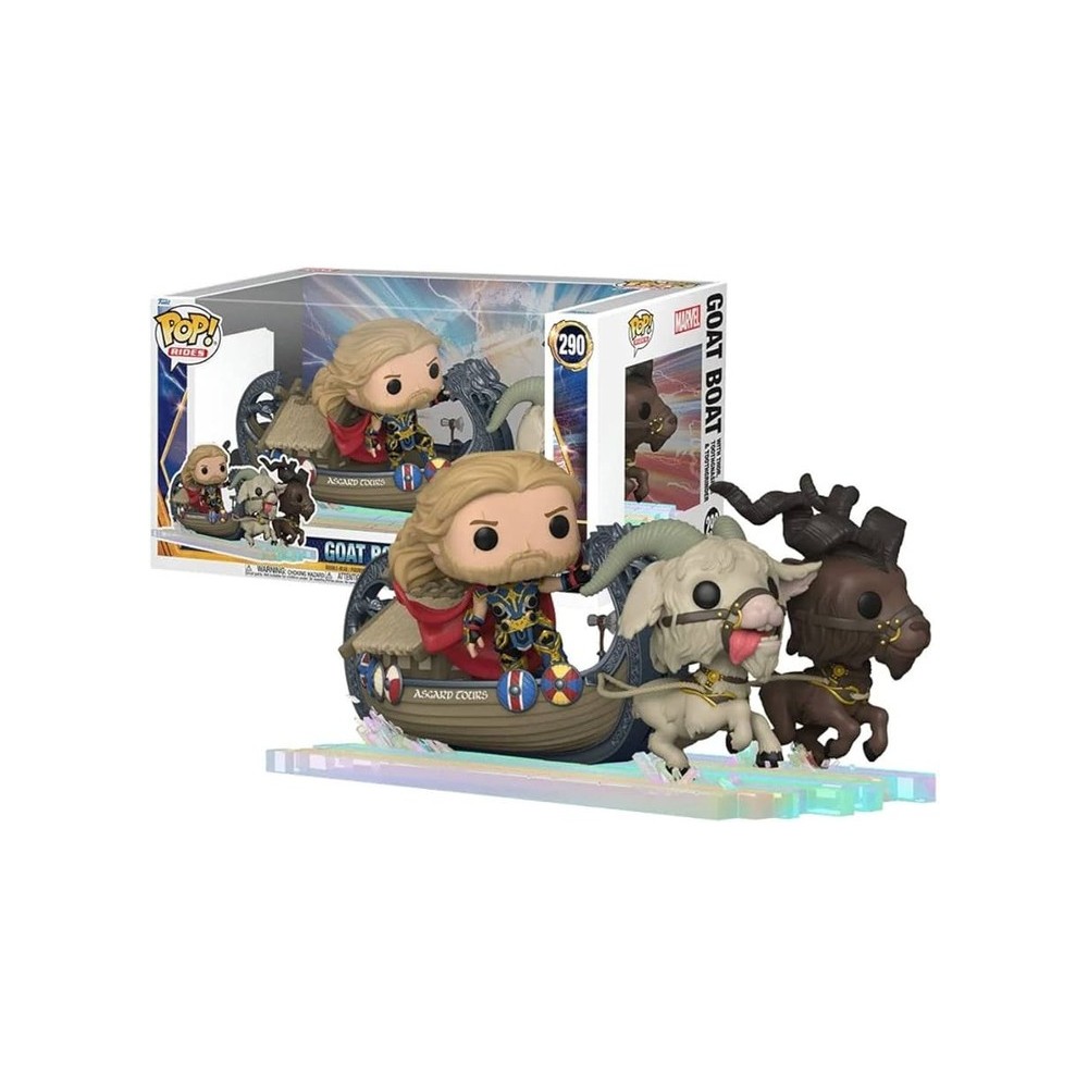 BUY FUNKO POP! THOR LOVE AND THUNDER GOAT BOAT WITH THOR FIGURE FUNKO