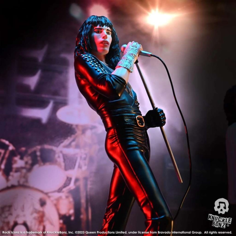 KNUCKLEBONZ ROCK ICONZ QUEEN FREDDIE MERCURY SHEER HEART ATTACK STATUE FIGURE