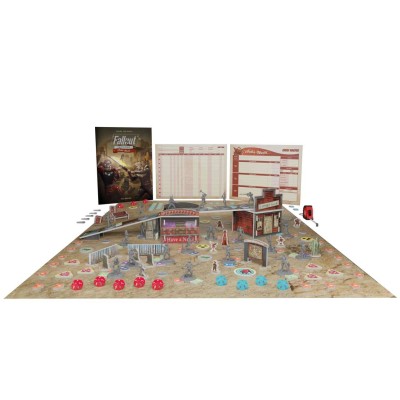 MODIPHIUS ENTERTAINMENT FALLOUT FACTIONS NUKA WORLD STARTER SET TABLE GAME