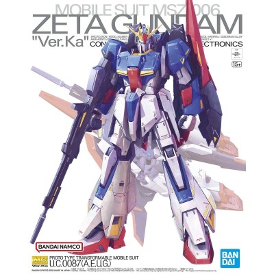 BANDAI MASTER GRADE MG ZETA GUNDAM VER. KA 1/100 MODEL KIT ACTION FIGURE