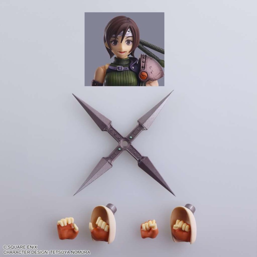 FINAL FANTASY 7 YUFFIE KISARAGI BRING ARTS ACTION FIGURE SQUARE ENIX