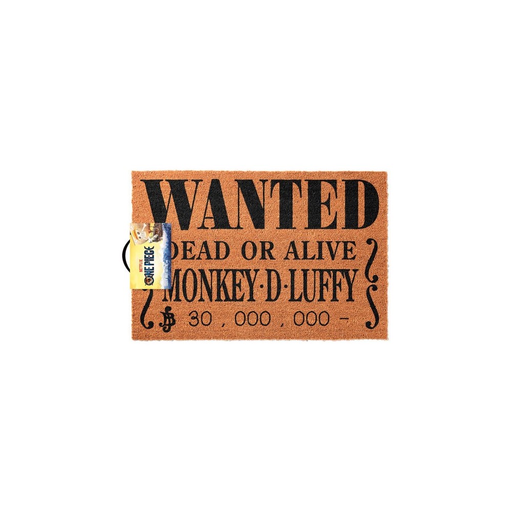 ONE PIECE WANTED LUFFY DOORMAT ZERBINO 40X60CM GRUPO ERIK