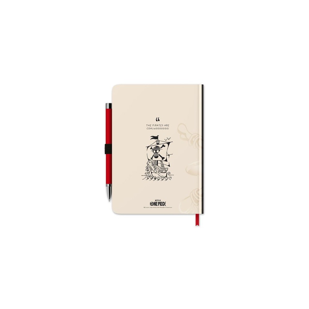 GRUPO ERIK ONE PIECE NETFLIX A5 AGENDA NOTEBOOK AND PROJECTOR PEN
