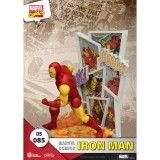 BEAST KINGDOM D-STAGE MARVEL COMICS IRON MAN STATUE FIGURE DIORAMA