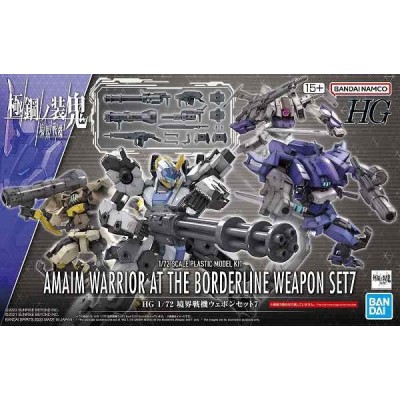 BANDAI HG AMAIM WARRIOR AT THE BORDERLINE WEAPON SET 7 PER MODEL KIT ACTION FIGURE