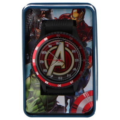 ACCUTIME WATCH MARVEL AVENGERS LOGO BACKLIT WRIST WATCH