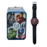 ACCUTIME WATCH MARVEL AVENGERS LOGO BACKLIT WRIST WATCH