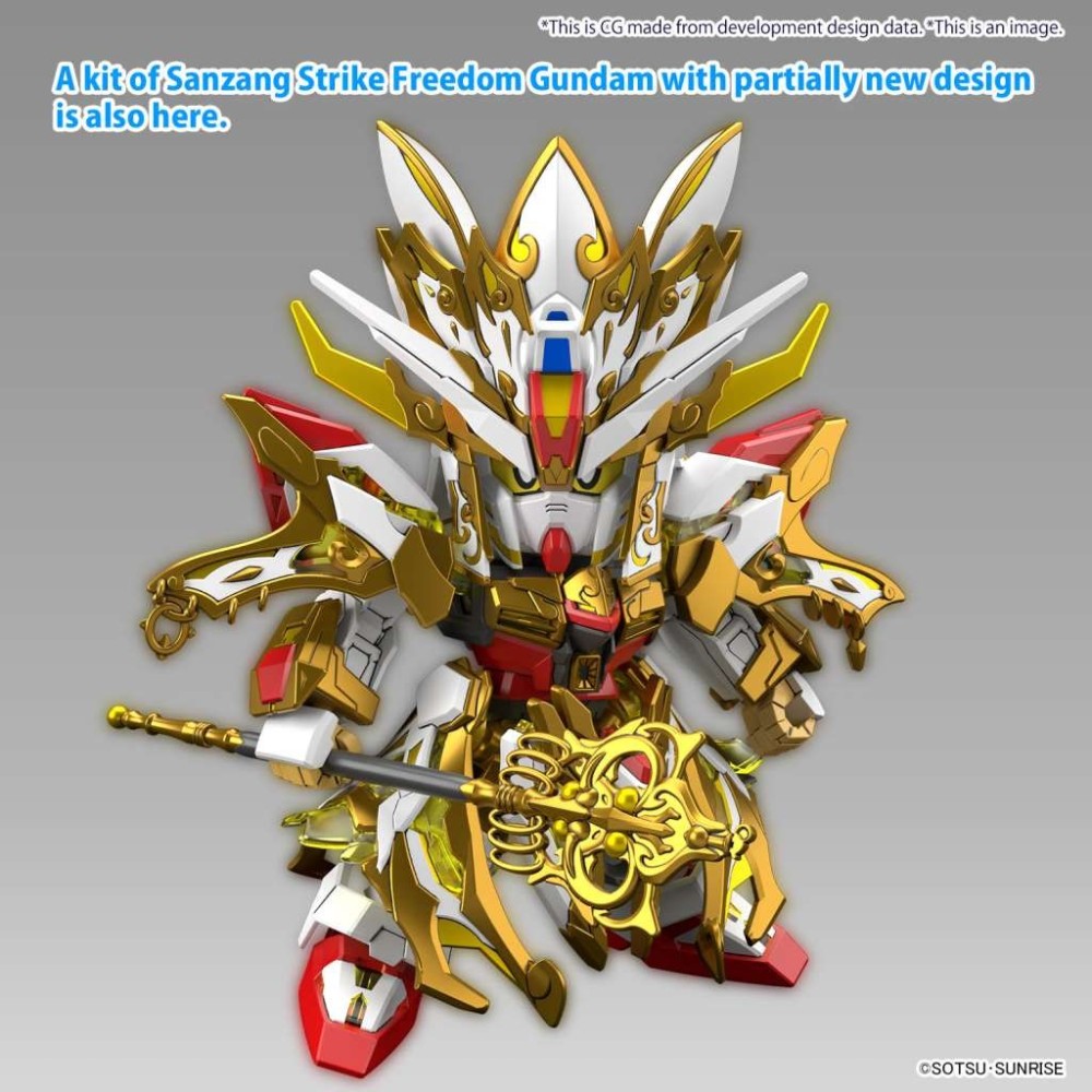 BANDAI SDW HEROES WUKONG IMPULSE GUNDAM CHILDHOOD & SANZANG STRIKE MODEL KIT ACTION FIGURE