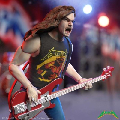 SUPER7 METALLICA ULTIMATES CLIFF BURTON SUPERHERO POSTER ACTION FIGURE