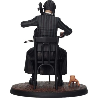 SD TOYS WEDNESDAY ADDAMS WITH CELLO AND THING STATUE FIGURE