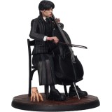 SD TOYS WEDNESDAY ADDAMS WITH CELLO AND THING STATUE FIGURE